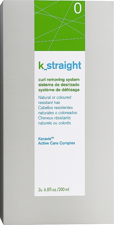 Комплекс для випрямлення жорсткого волосся - Lakme K-Straight Curl Removing System for Resistant Hair 0 — фото N1