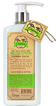 Лосьйон для тіла "Огірковий" - Dr.B's Organics Deluxe Lotion Cucumber Fusion — фото N1