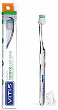 Парфумерія, косметика Зубна щітка, прозора - Dentaid Vitis Adult Access Soft Toothbrush