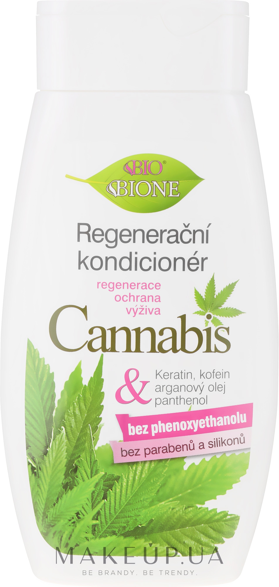 Восстанавливающий кондиционер для волос - Bione Cosmetics Cannabis Regenerative Conditioner — фото 260ml