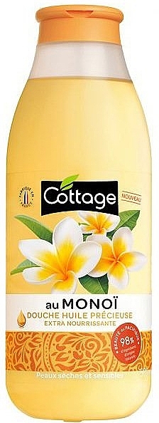 Питательное гель-масло для душа "Цветок монои" - Cottage Monoi Oil Shower — фото N1