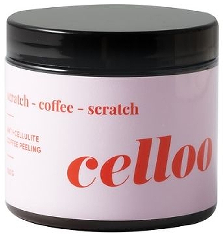 Антицеллюлитный кофейный пилинг для тела - Celloo Anti-cellulite Coffee Peeling — фото N1
