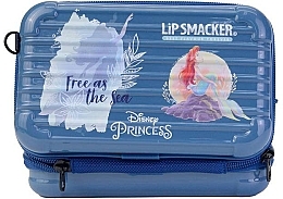 Парфумерія, косметика Набір, 8 продуктів - Lip Smacker Disney Ariel Travel To Go Beauty Case