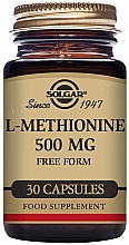 L-метіонін, 500мг - Solgar L-Methionine — фото N1