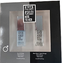 Духи, Парфюмерия, косметика Alyssa Ashley Musk For Men - Набор (edt/15 + ash/15ml)