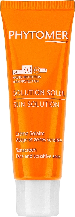 Сонцезахисний крем для обличчя і чутливих зон - Phytomer Sun Protective Cream Sunscreen SPF30 — фото N1