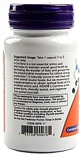 Капсули L-карнітин, 500 мг. - Now Foods L-Carnitine — фото N2
