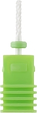 Насадка для фрезера керамическая (С) зеленая, Cylindrical Shape 3/32 - Vizavi Professional — фото N1