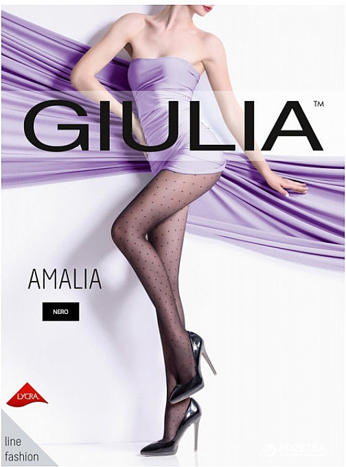 Колготки для женщин "Amalia Model 1" 20 Den, nero - Giulia — фото N2