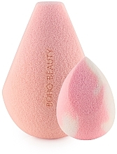 Духи, Парфюмерия, косметика Набор спонжей для макияжа - Boho Beauty Candy Pink 3 Cut Medium And Mini Cut (sponge/2pcs)