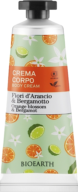 Крем для тіла "Апельсиновий цвіт і бергамот" - Bioearth Family Orange Blossom & Bergamot Body Cream