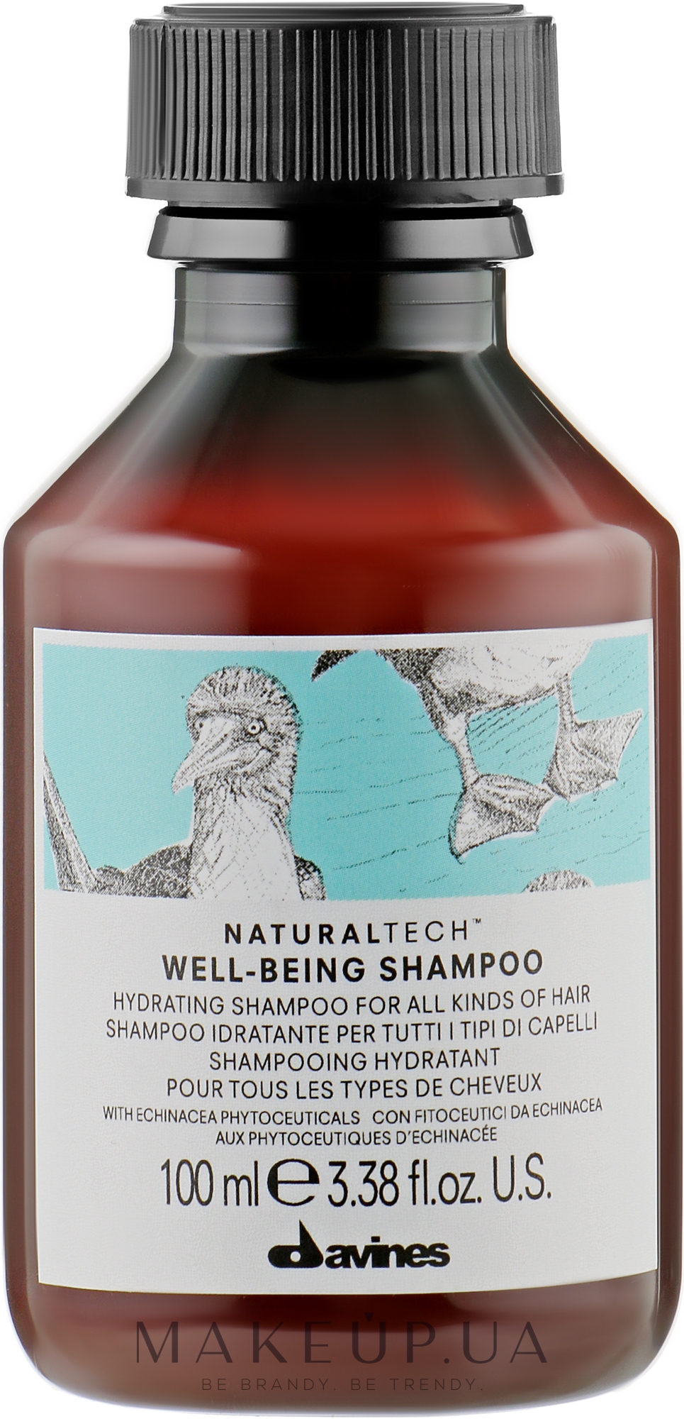 Увлажняющий шампунь для всех типов волос - Davines Natural Tech Well Being Shampoo — фото 100ml