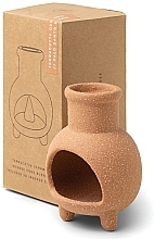 Парфумерія, косметика Набір - Paddywax Incense Chiminea Ceramic Palo Santo & Sage (holder/1pcs + con/20pcs)