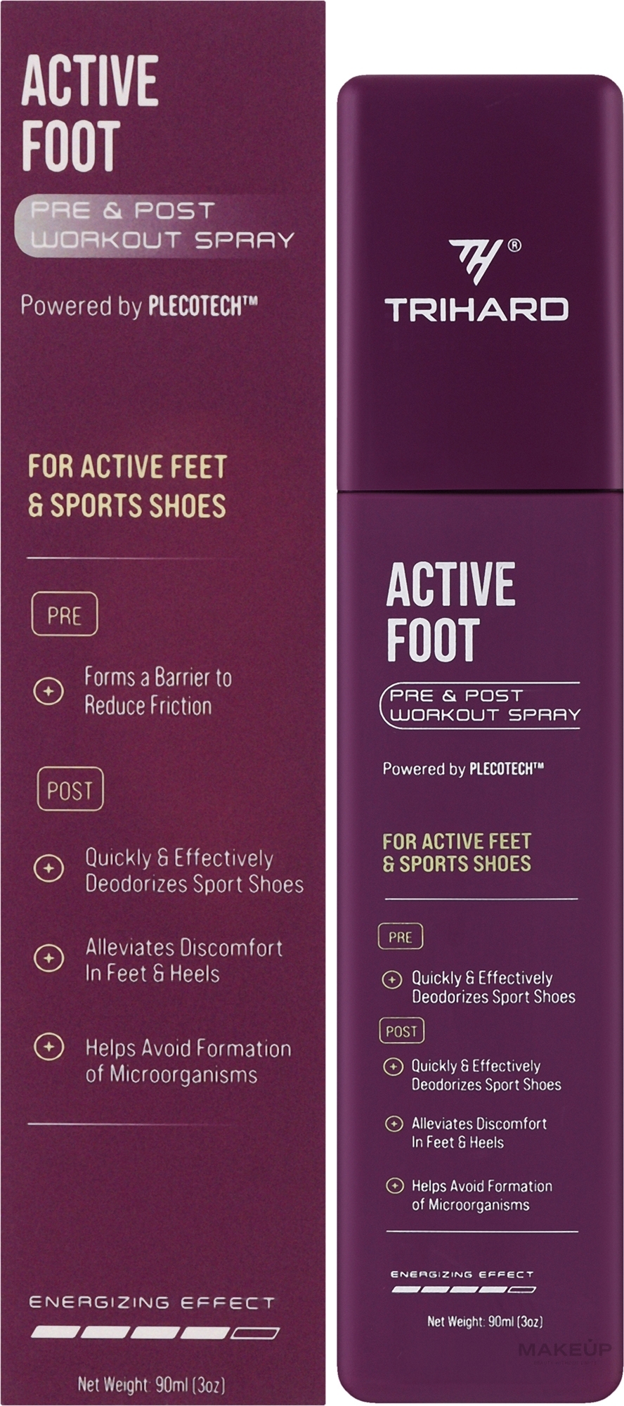 Спрей для ніг - Trihard Active Foot & Shoes Spray — фото 90ml