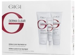 Парфумерія, косметика Лікувальний набір - Gigi Derma Clear Treatment Kit (mous/gel/100ml + gel/40ml + cre/75ml)