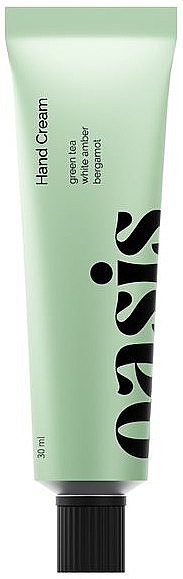 Парфюмированный крем для рук "Green Tea White Amber Bergamot" - Oasis Hand Cream — фото N1