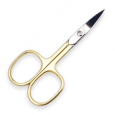 Ножницы для ногтей 70273 - Top Choice Nail Scissors Silver-Gold — фото N1