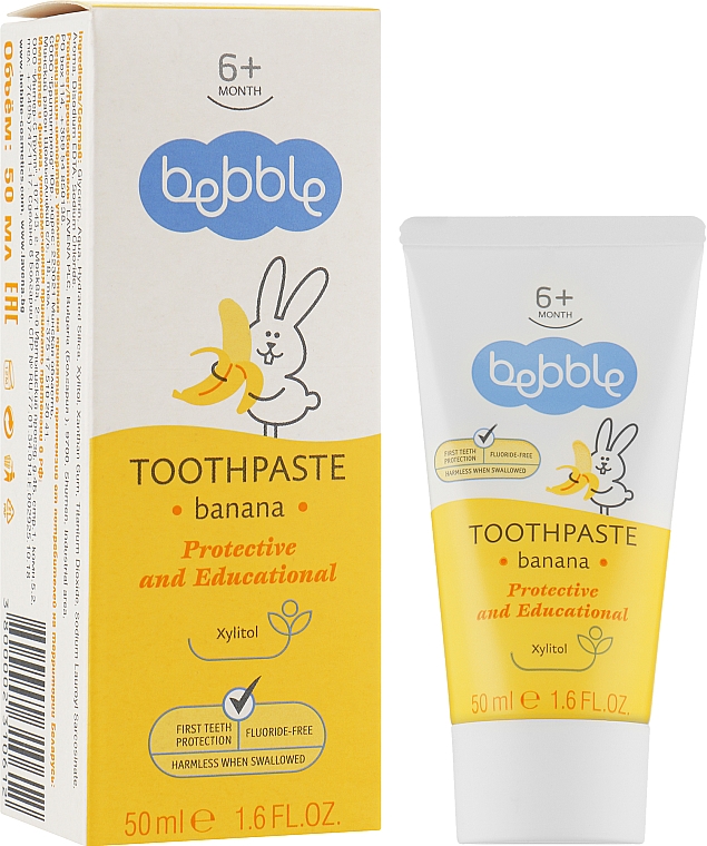Зубная паста "Банан" - Bebble Toothpaste Banana — фото N2