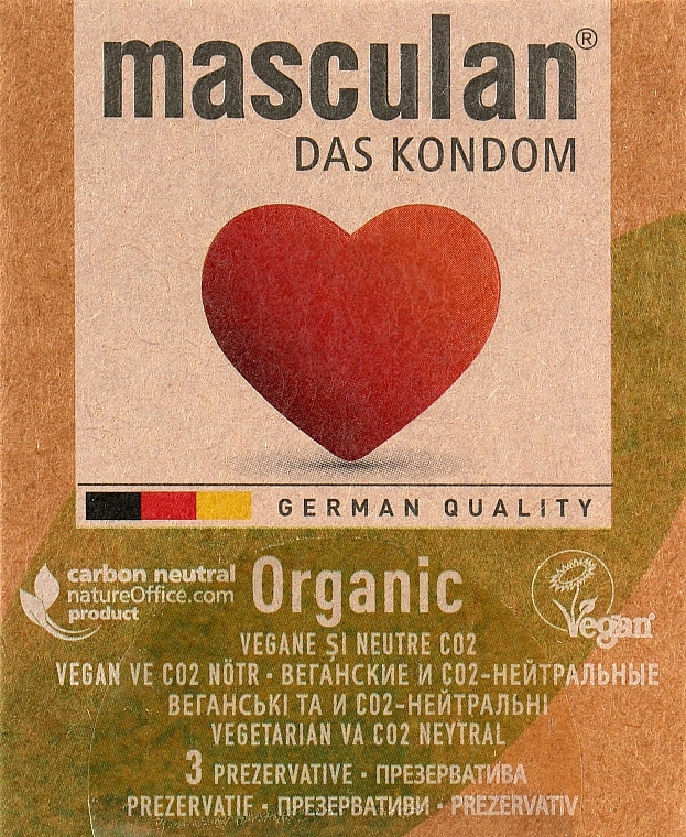 Презервативы "Organic" - Masculan — фото N1