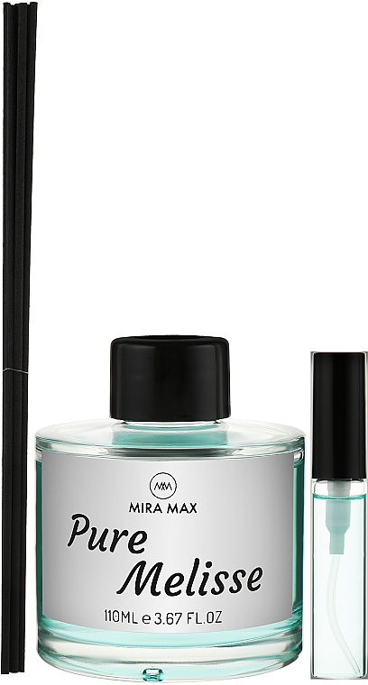 Аромадифузор - Mira Max Pure Melissа Fragrance Diffuser With Reeds — фото N3