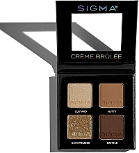 Палетка тіней - Sigma Beauty Creme Brulee Eyeshadow Quad — фото N1