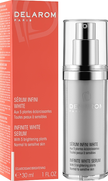 Сыворотка от пигментных пятен - Delarom Infinite White Serum — фото N2