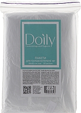 Пакеты для парафинотерапии ног 30*50 см, прозрачные - Doily — фото N2