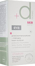 Парфумерія, косметика Матувальний денний крем для обличчя проти зморшок - Eva Dermo Seb Off Anti-Wrinkle And Matifying Day Cream
