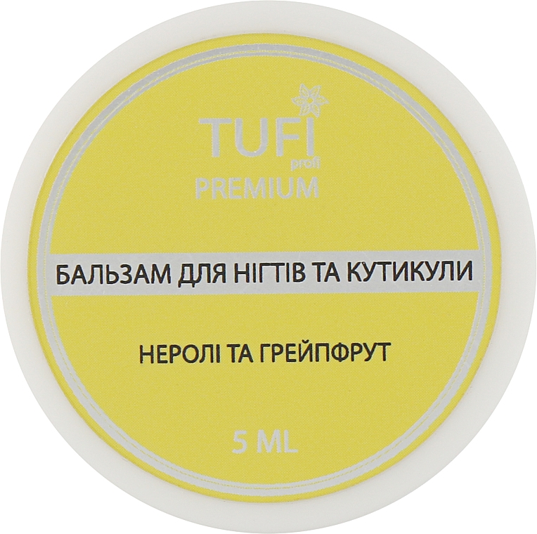 Бальзам для нігтів і кутикули "Неролі й грейпфрут" - Tufi Profi Premium — фото N2