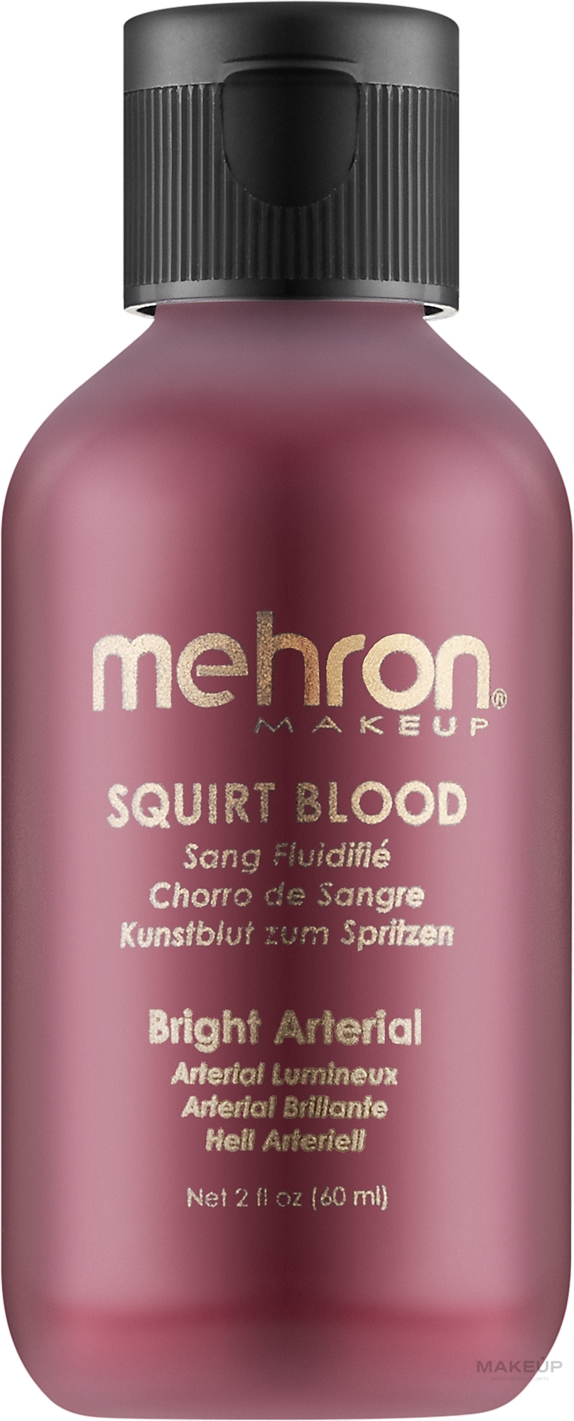 Кровь для брызг - Mehron Squirt Blood Bright Arterial — фото 60ml