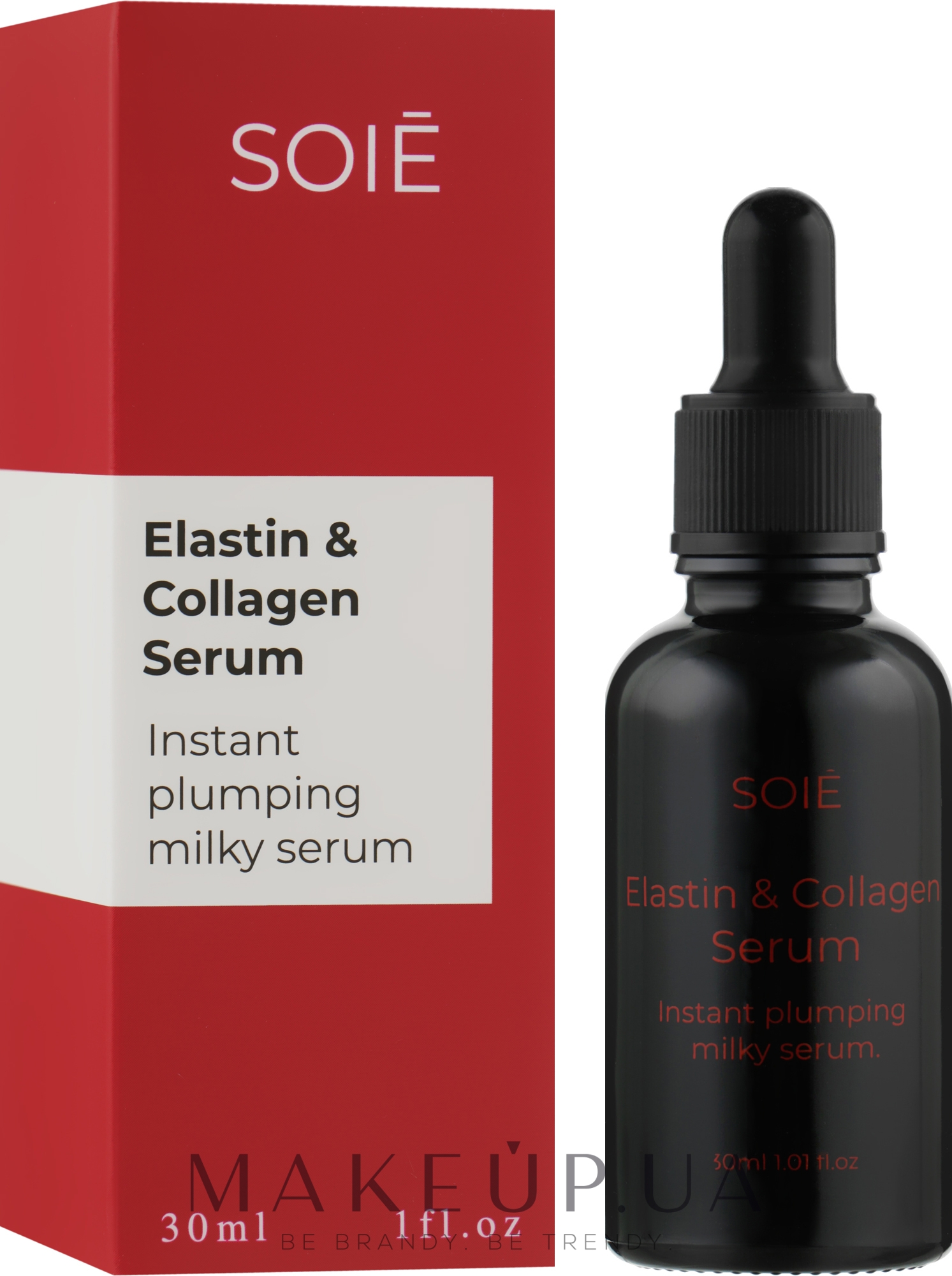 Активная сыворотка для лица с эластином и коллагеном - Soie Elastin & Collagen Serum — фото 30ml