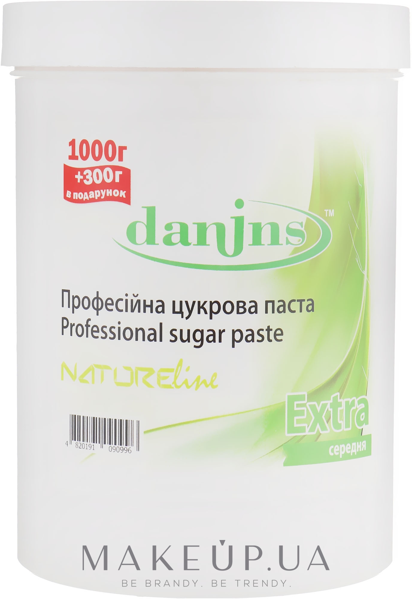 Цукрова паста для депіляції "Средня" - Danins Professional Sugar Paste Extra — фото 1300g