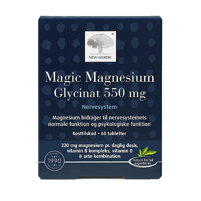 Пищевая добавка "Магний глицинат 550 мг" - New Nordic Magic Magnesium Glycinat 550 Mg — фото N1