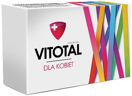 Дієтична добавка вітамінів і мінералів для жінок - Aflofarm Vitotal — фото N1