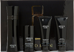 Парфумерія, косметика Giorgio Armani Armani Code - Набір (edt/125ml + a/sh/balm/75ml + sh/gel/75ml + deo/75g)