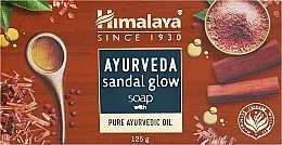 Аюрведическое мыло - Himalaya Herbals Ayurveda Sandal Glow Soap — фото N2