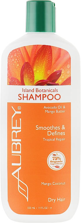 Шампунь восстанавливающий для сухих волос "Манго и Кокос" - Aubrey Organics Replenishing Shampoo Island Naturals