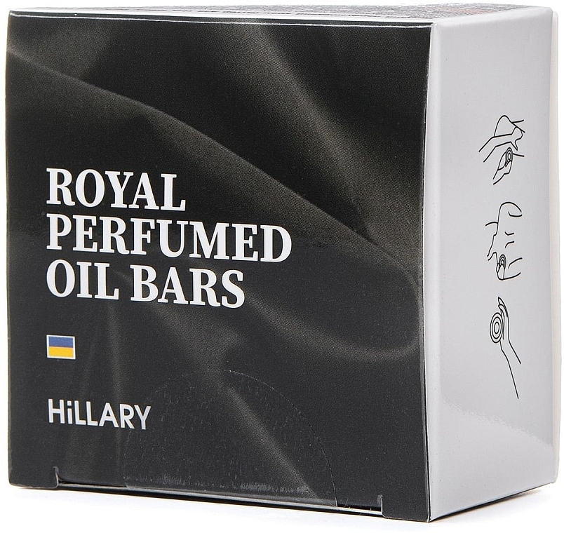 Твердое парфюмированное масло для тела - Hillary Perfumed Oil Bars Royal  — фото N2