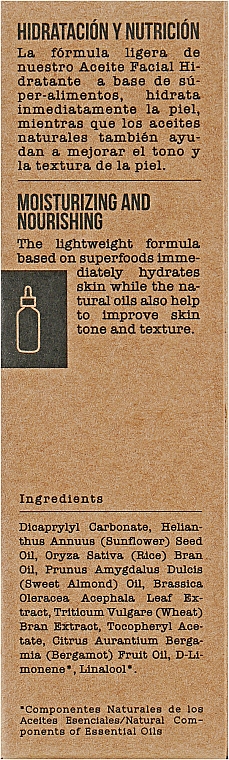Масло для кожи с увлажняющим эффектом - D.E.T.O.X. Skinfood Face Hydrating Oil — фото N3