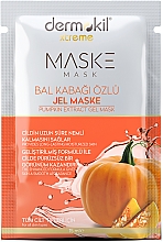 Гелева маска для обличчя з екстрактом гарбуза - Dermokil Pampkin Extract Gel Mask — фото N1