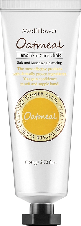 Крем для рук зі злаками - Medi Flower Hand Cream Oatmeal — фото N1