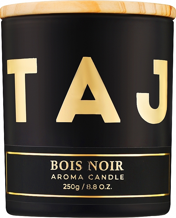 Ароматическая свеча "Bois Noir" - Taj Max Aroma Candle — фото N1