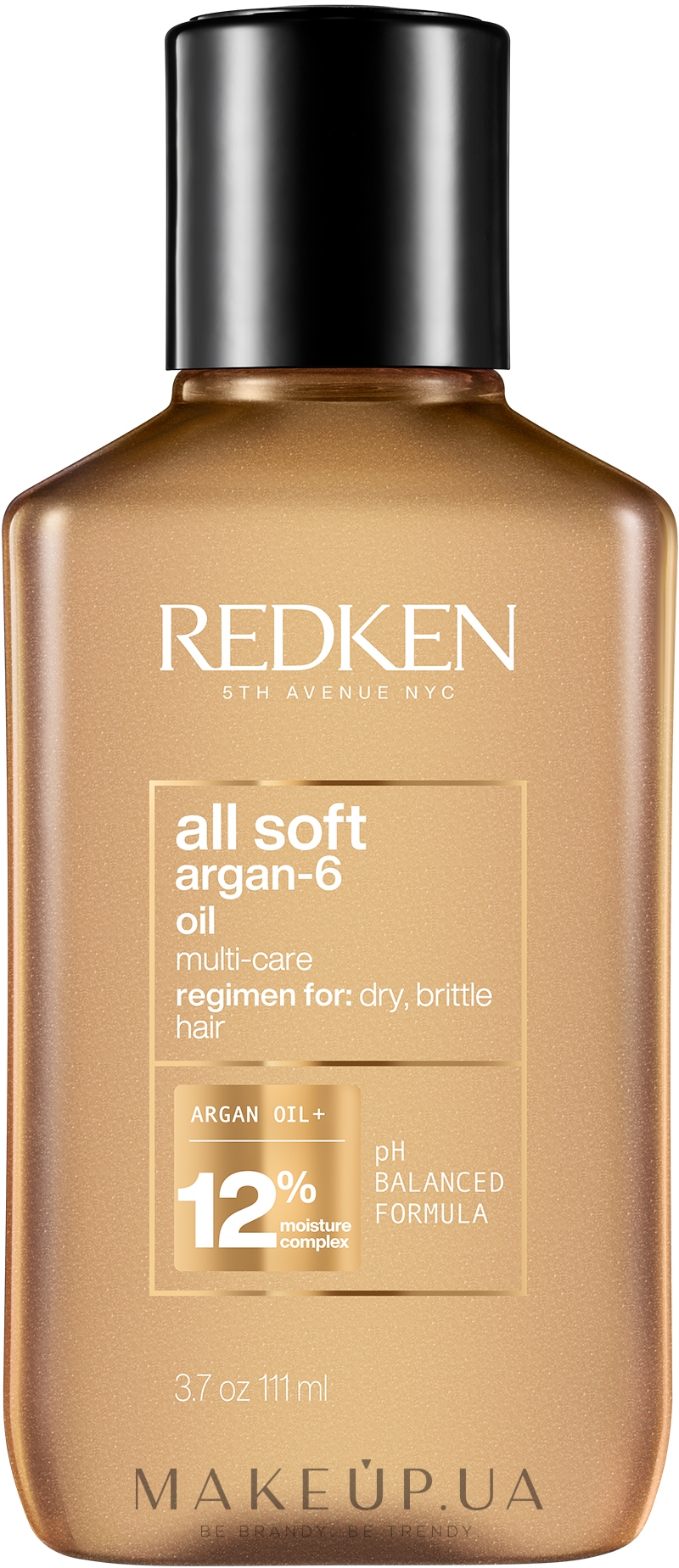 Аргановое масло для сухих и ломких волос - Redken All Soft Argan-6 Multi-Care Oil — фото 111ml