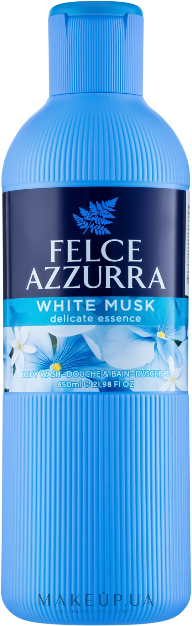 Гель для душу "Білий мускус" - Paglieri Felce Azzurra Shower Gel And Bath Foam — фото 650ml