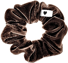 Резинка для волос, mocha brown, 1 шт. - Bellody Original Scrunchie — фото N1