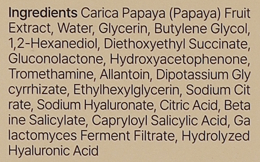 Відлущувальна тонер-есенція з ензимами - Trimay Papaya 4HA Galactomyces Peel & Pore Control Toner — фото N3