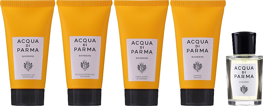 Acqua di Parma Colonia - Набір (edc/20ml + sh/cr/40ml + aftersh/em/40ml + sh/40ml + f/wash/40ml) — фото N2