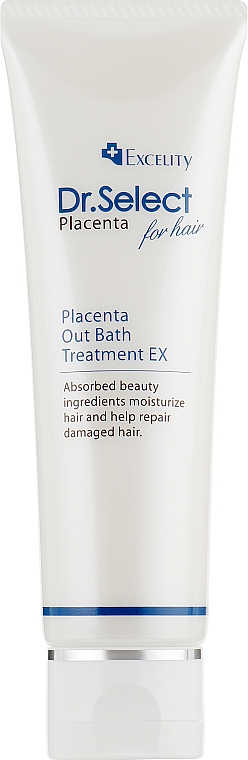Плацентарная маска для блеска волос - Dr. Select Excelity Placenta Out bath Treatment