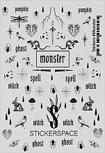 Дизайнерские наклейки для ногтей "Monster mini" - StickersSpace  — фото N1