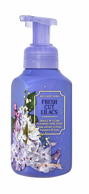 Мило-піна для рук - Bath And Body Works Fresh Cut Lilacs Geantle & Clean Foaming Hand Soap — фото N1